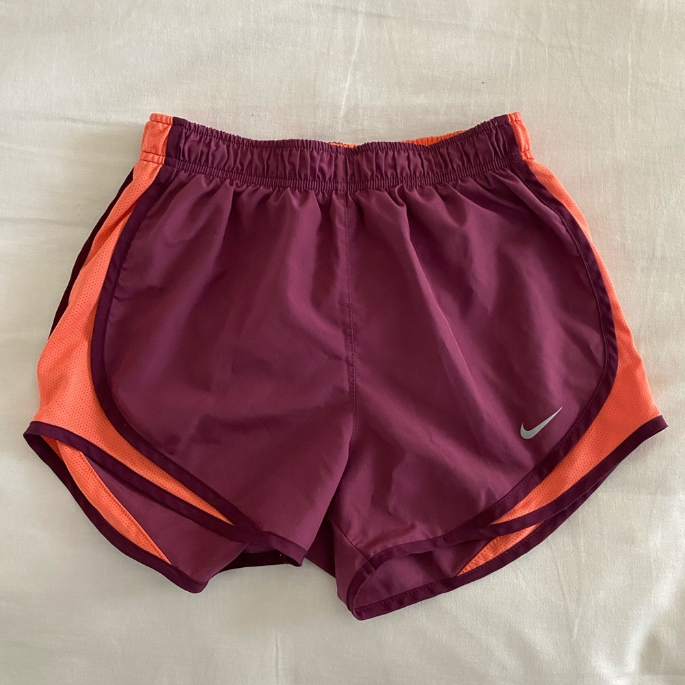 Violet and Tangerine Nike Pros